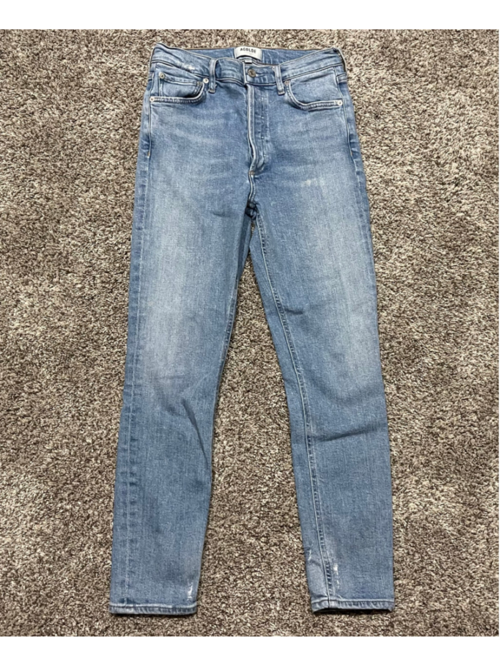 AGOLDE Women’s Straight Leg High Jeans, Size 26, 27” Inseam, EUC